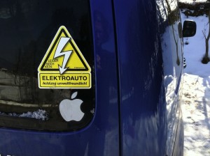 Elektroauto-Sticker Elektroautor.com